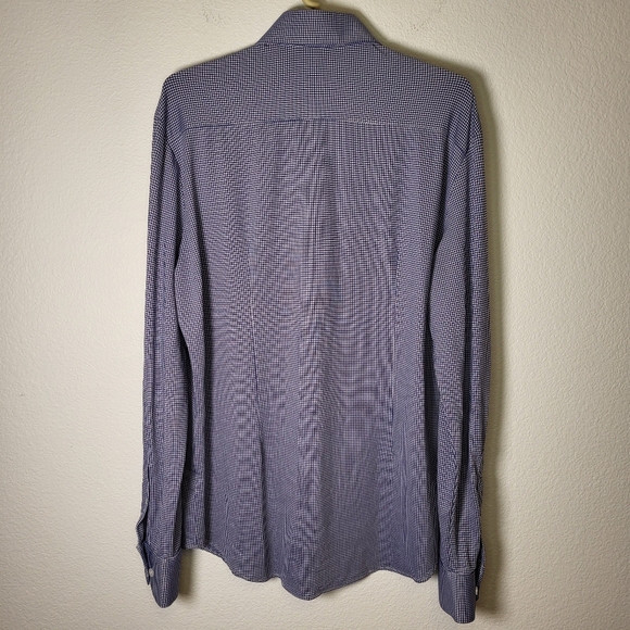 Mizzen+Main Stretchy Trim Fit Button Shirt size Large - Picture 2 of 5